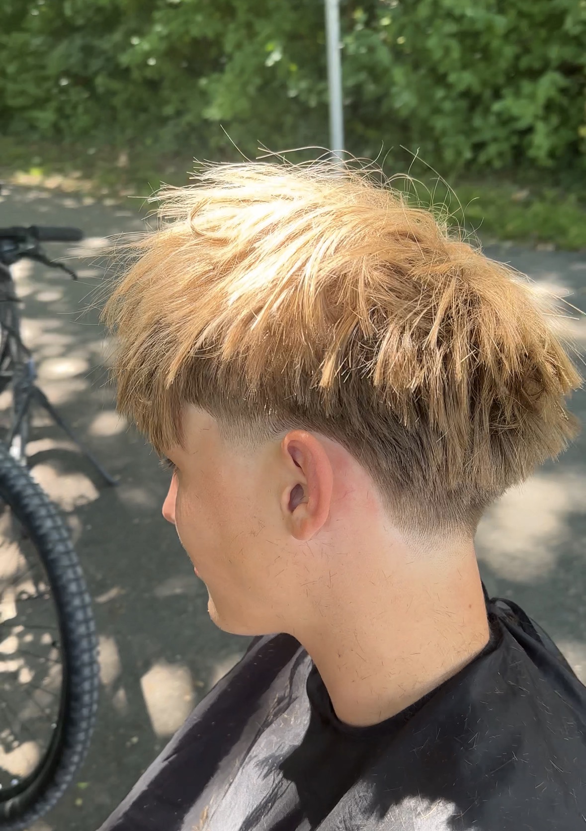 Messy Fringe mit Taper